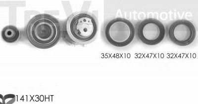 TREVI AUTOMOTIVE kd1313s -  Комплект ремня ГРМ
